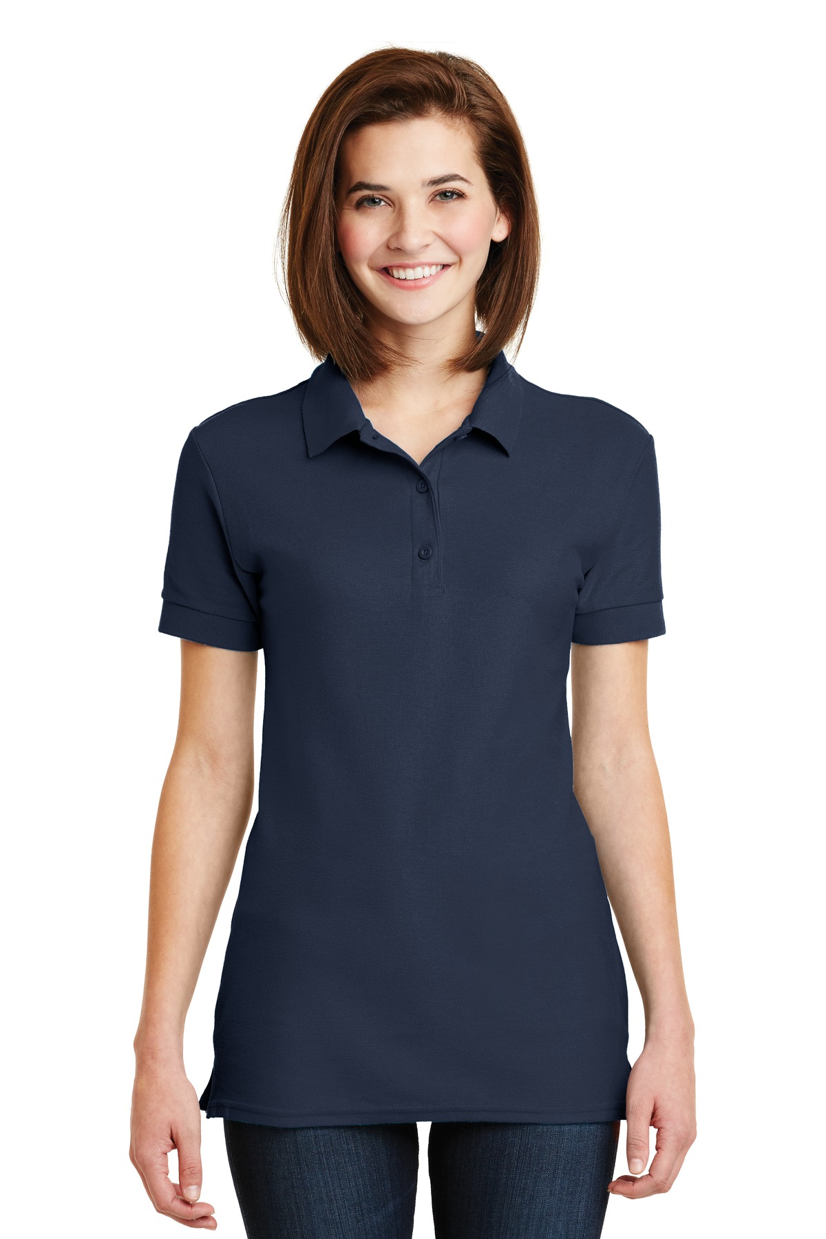 Gildan Ladies 6.6-Ounce 100% Double Pique Cotton Sport Shirt