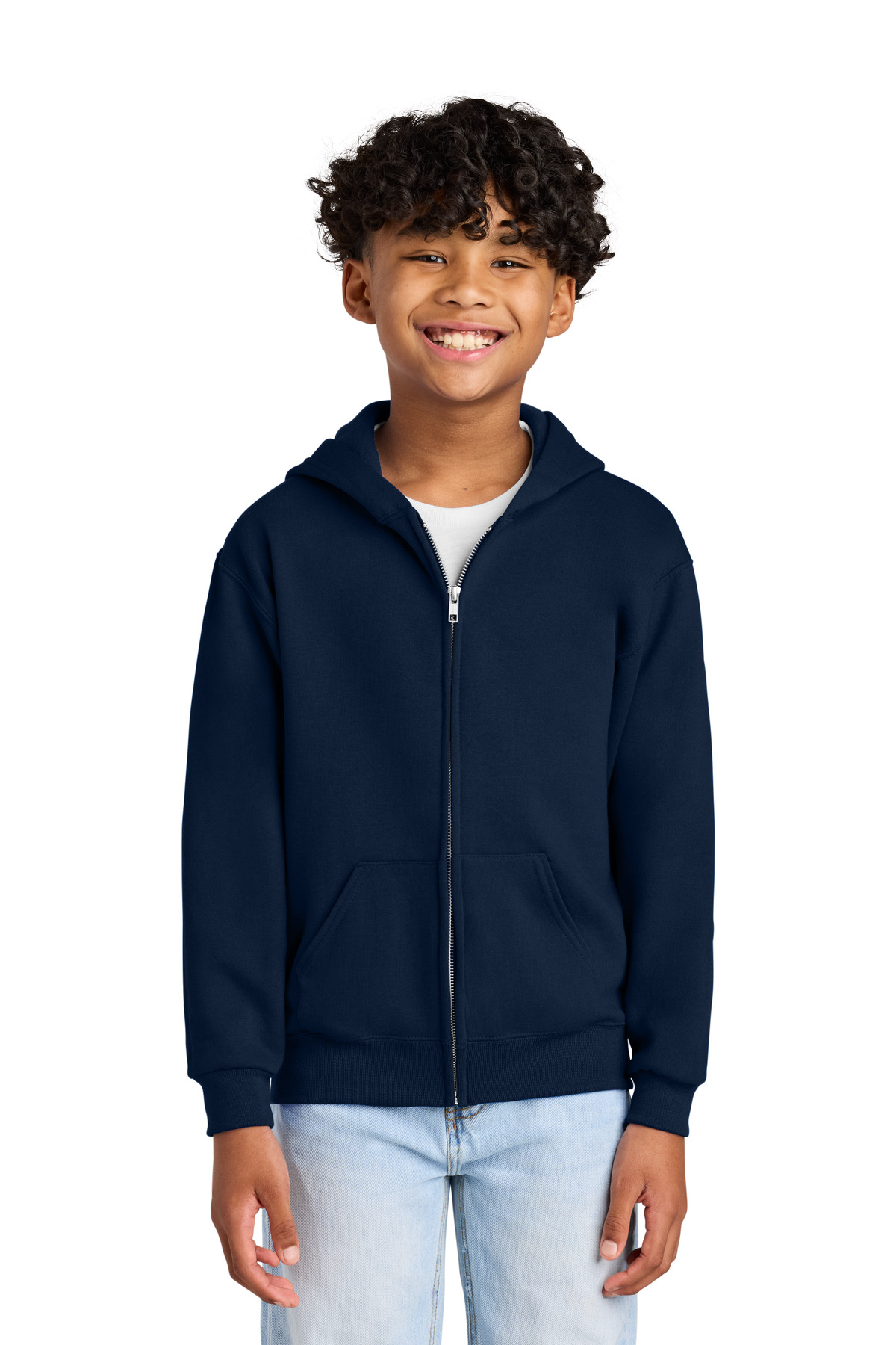 Jerzees - Youth NuBlend Full-Zip Hooded Sweatshirt