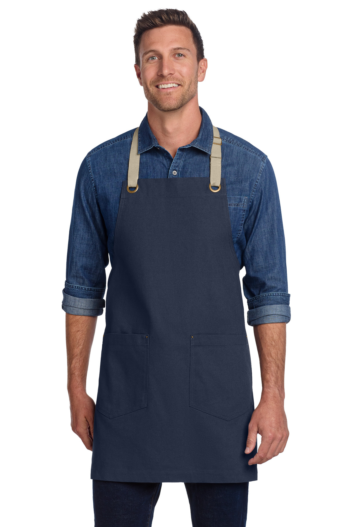 Port Authority Canvas Full-Length Two-Pocket Apron