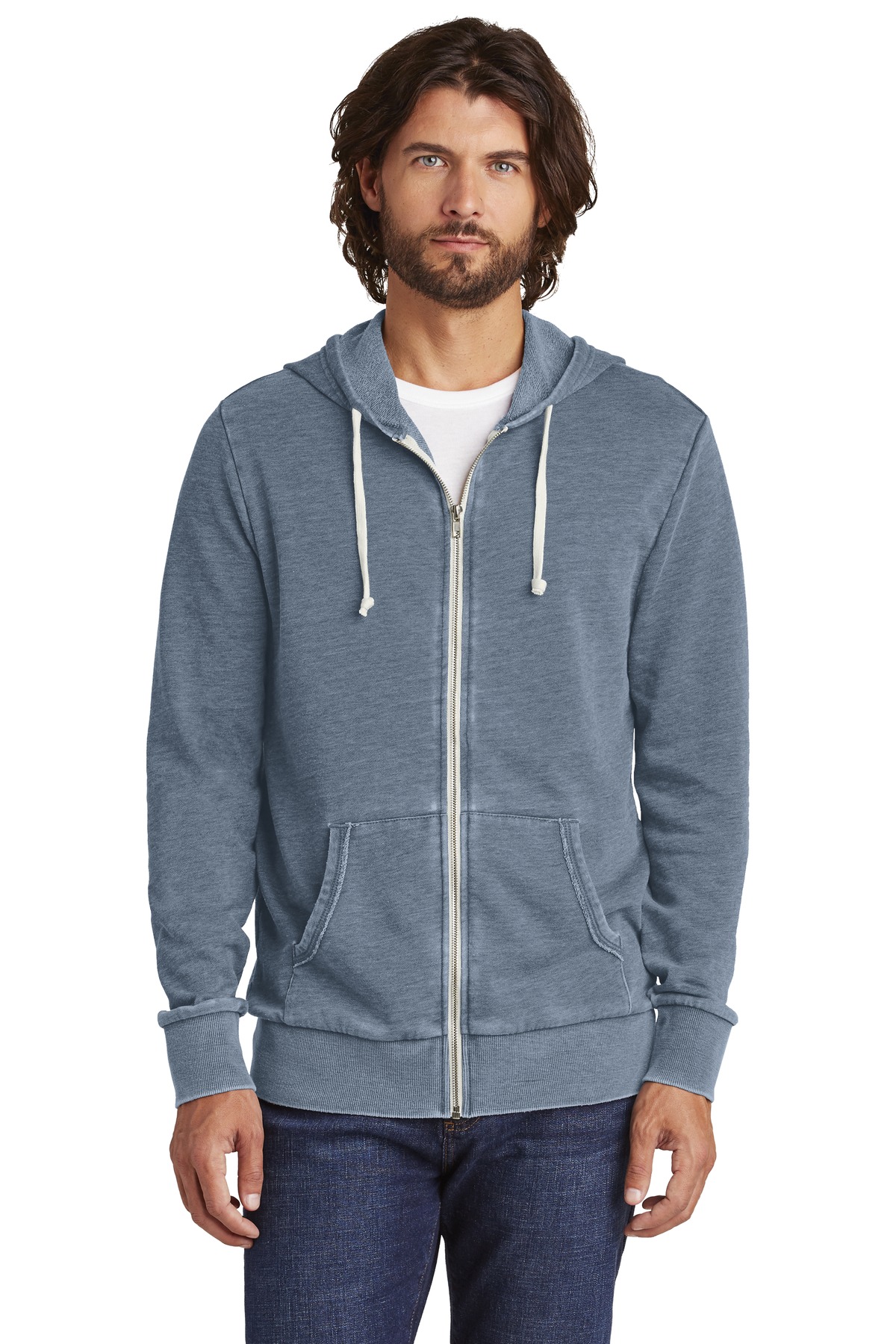 Alternative Burnout Laid-Back Zip Hoodie