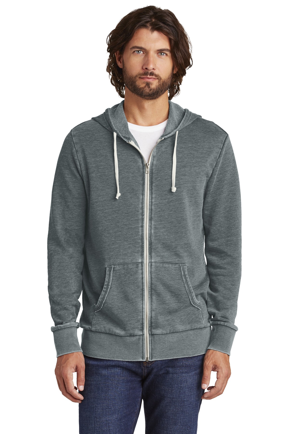 Alternative Burnout Laid-Back Zip Hoodie