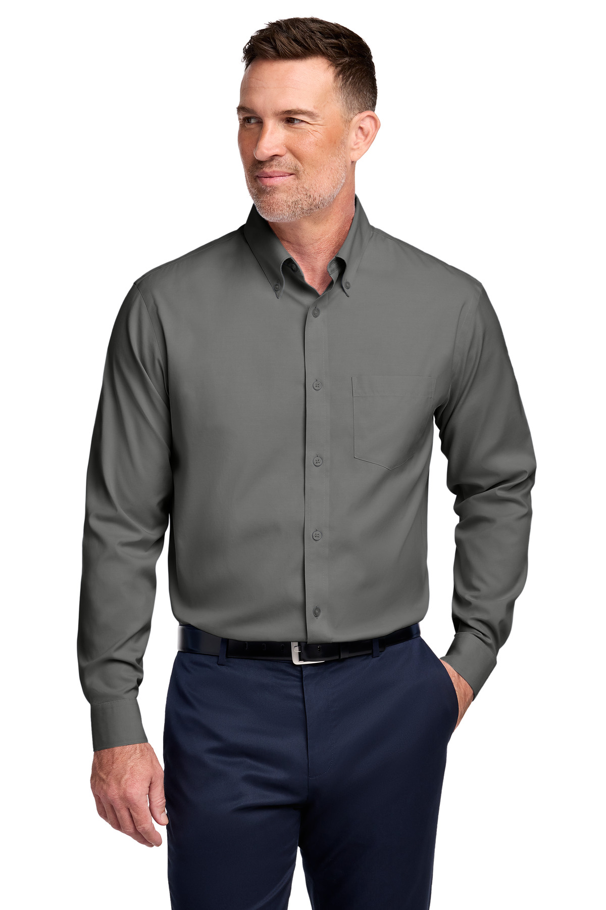 Brooks Brothers Wrinkle-Free Stretch Pinpoint Shirt