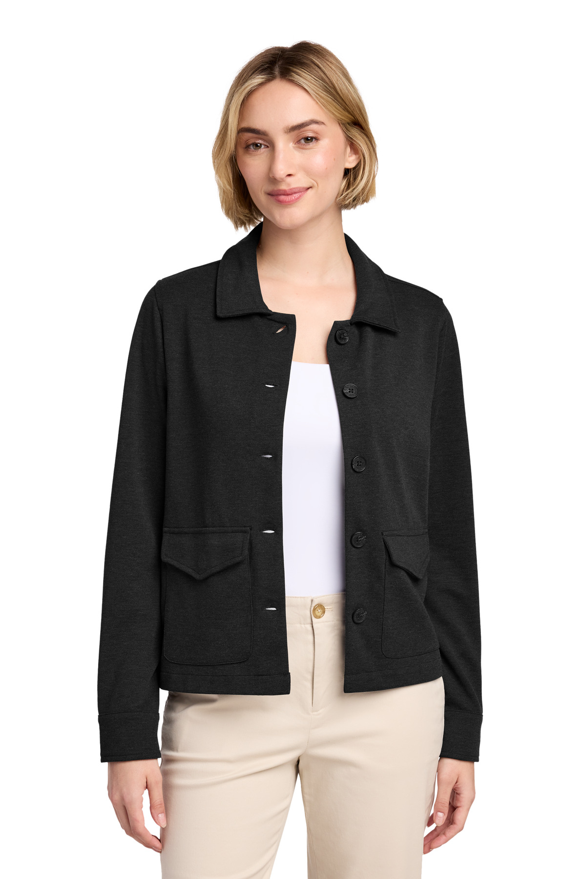 Brooks Brothers Women's Mid-Layer Stretch Button Jacket
