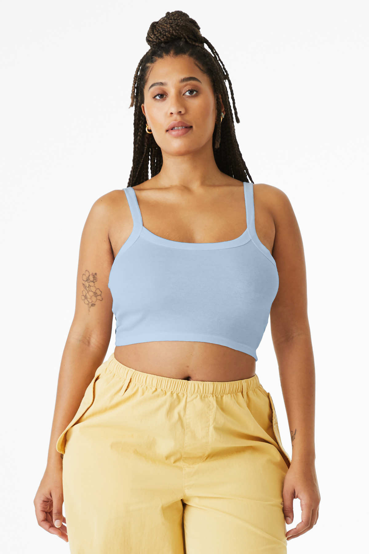 BELLA+CANVAS Women's Micro Rib Spaghetti Strap Tank