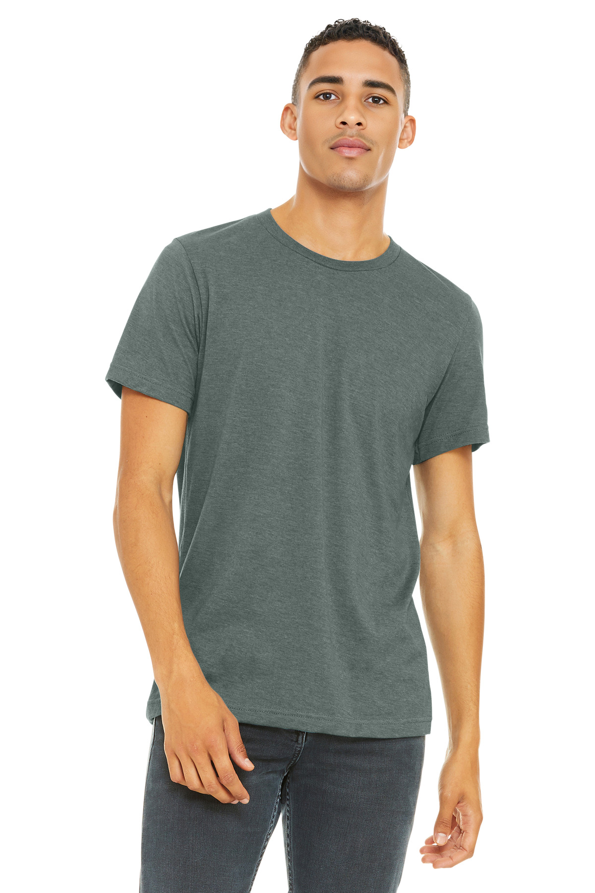 BELLA+CANVAS Unisex Heather CVC Short Sleeve Tee
