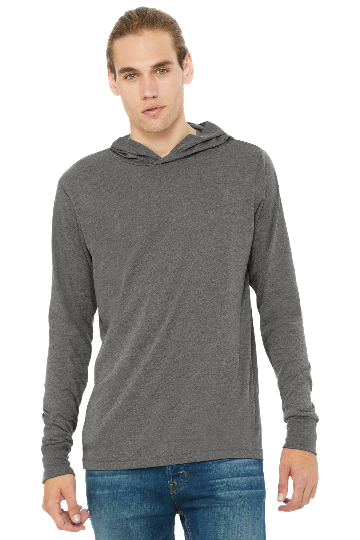 BELLA+CANVAS Unisex Jersey Long Sleeve Hoodie