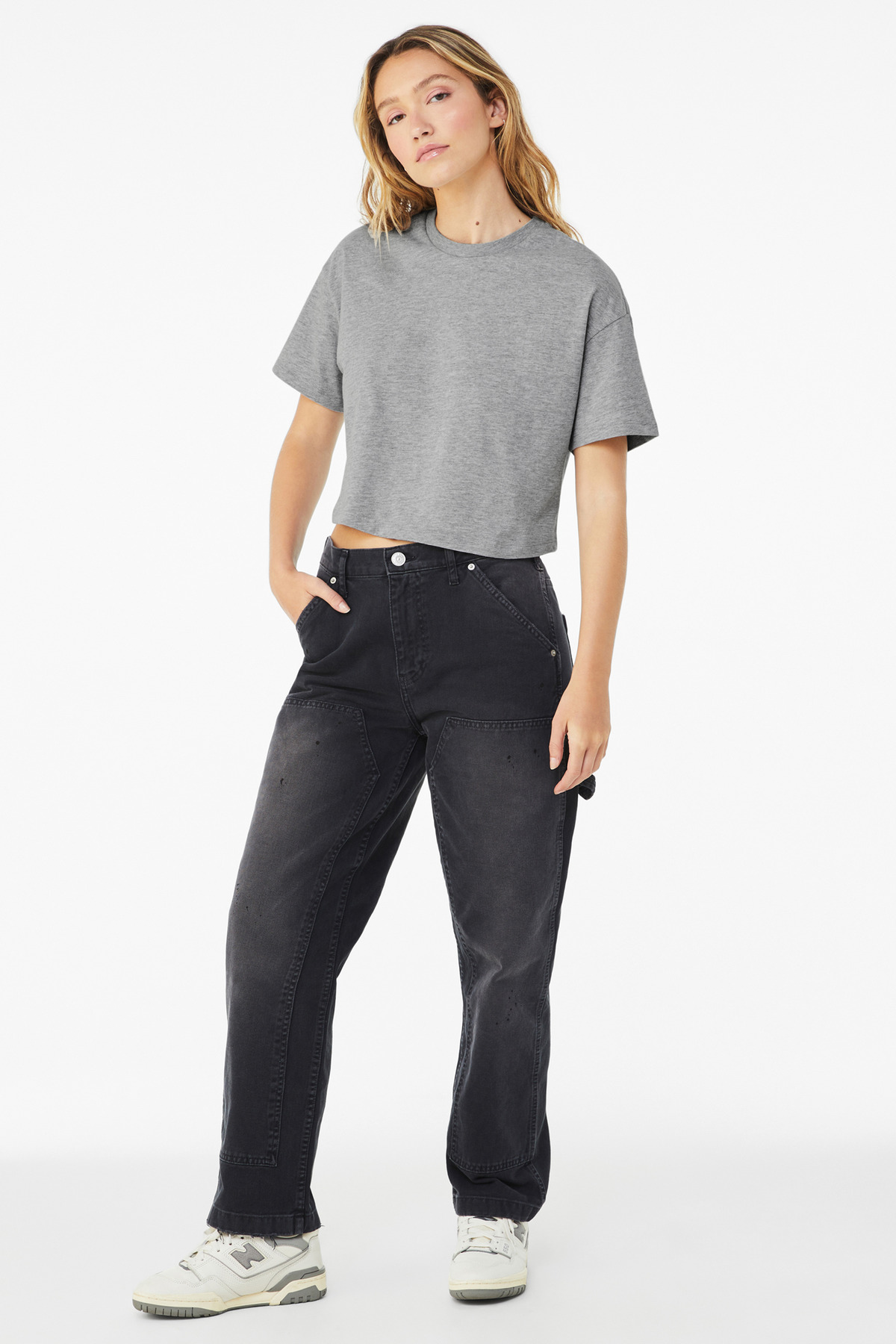 BELLA+CANVAS Women's Jersey Crop Tee