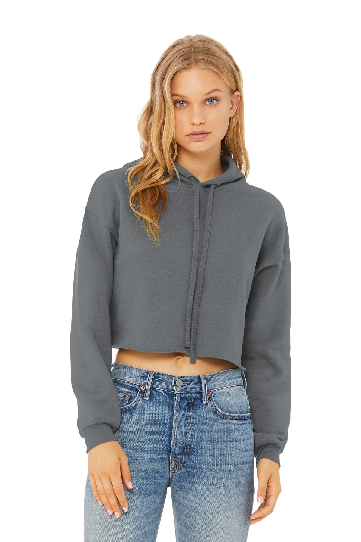 BELLA+CANVAS Women's Sponge Fleece Cropped Fleece Hoodie