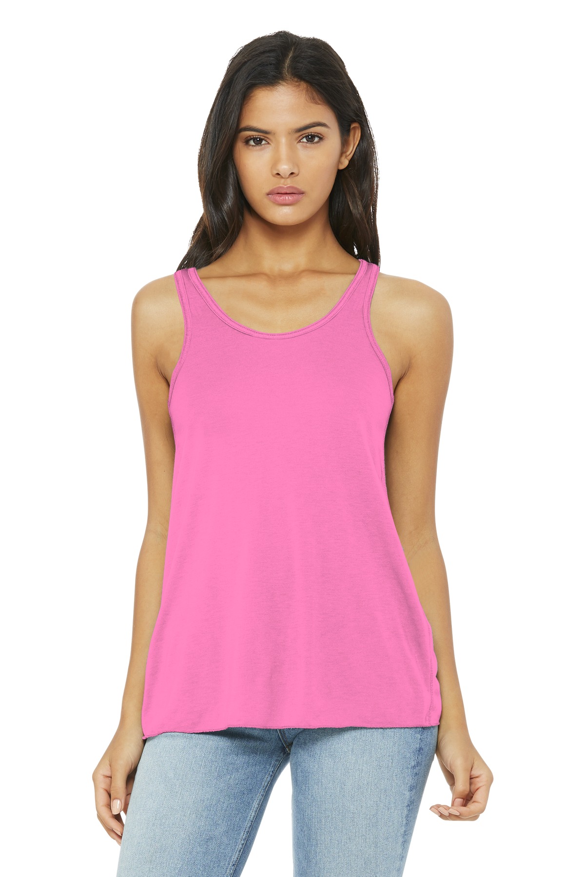 BELLA+CANVAS Women's Flowy Racerback Tank