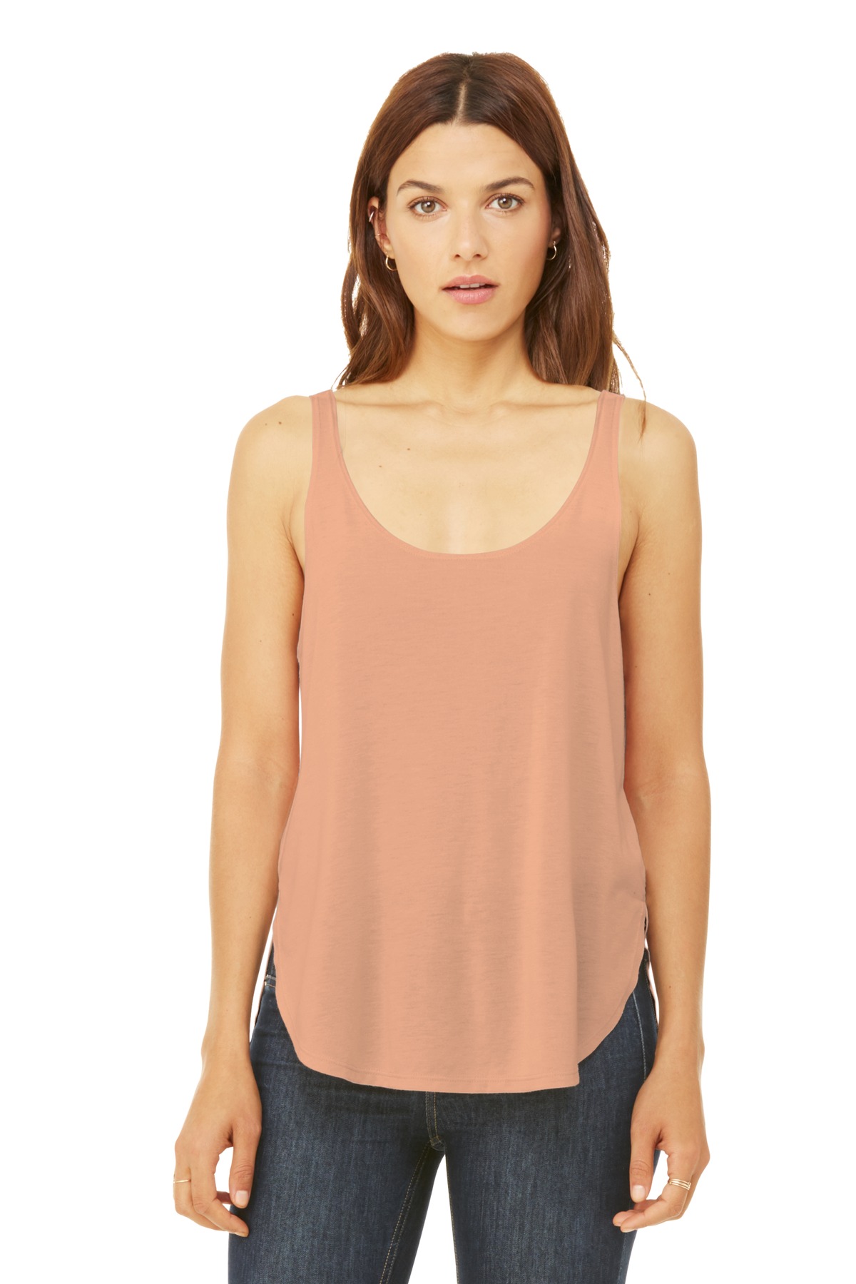 BELLA+CANVAS Women's Flowy Side-Slit Tank