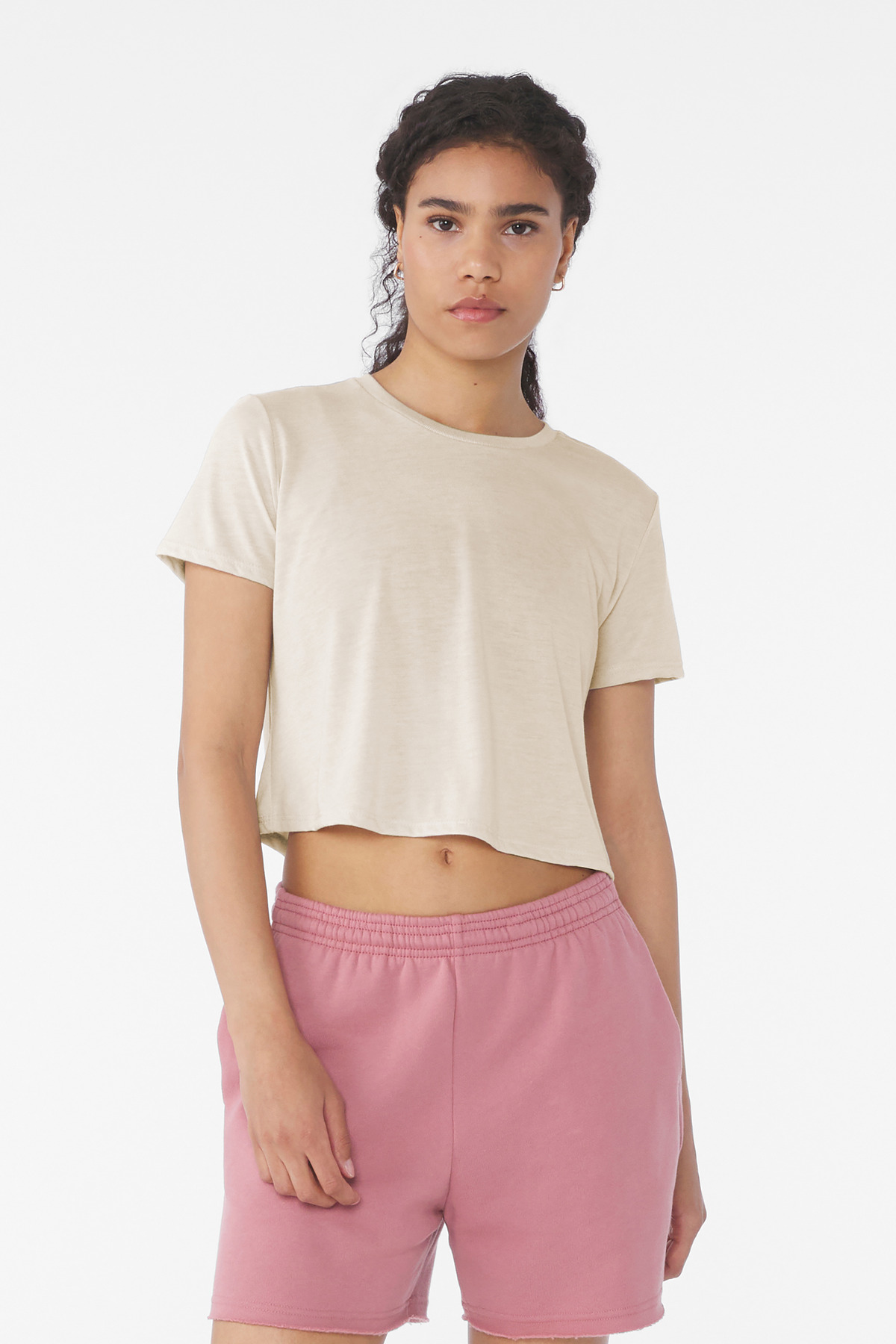 BELLA+CANVAS Women's Flowy Cropped Tee