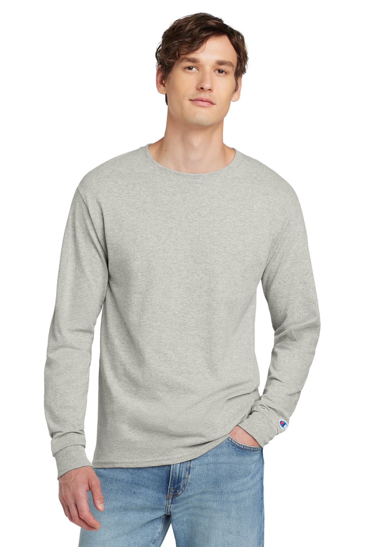 Champion Heritage 5.2-Oz. Jersey Long Sleeve Tee
