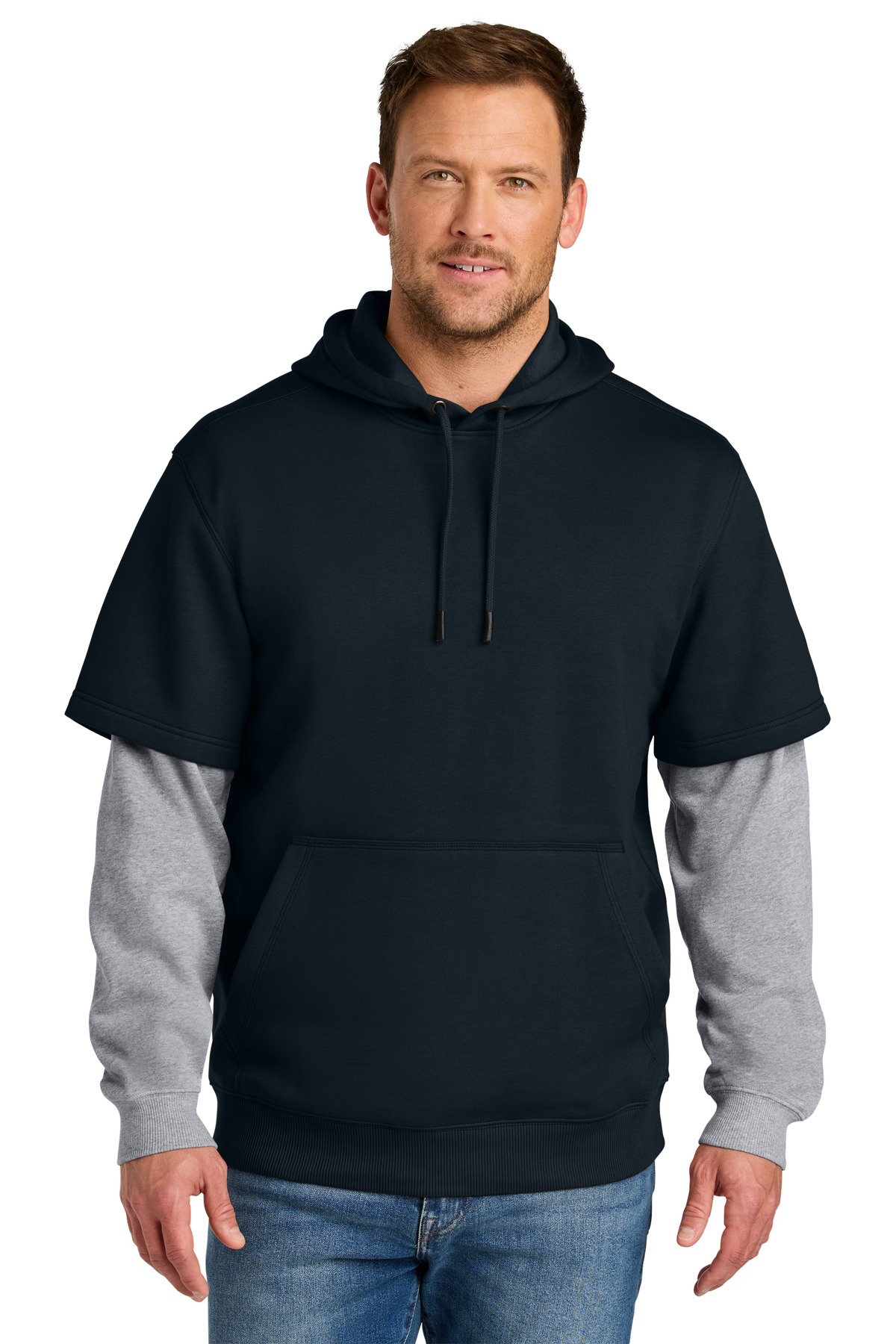 CornerStone Tough Fleece Layered Hoodie