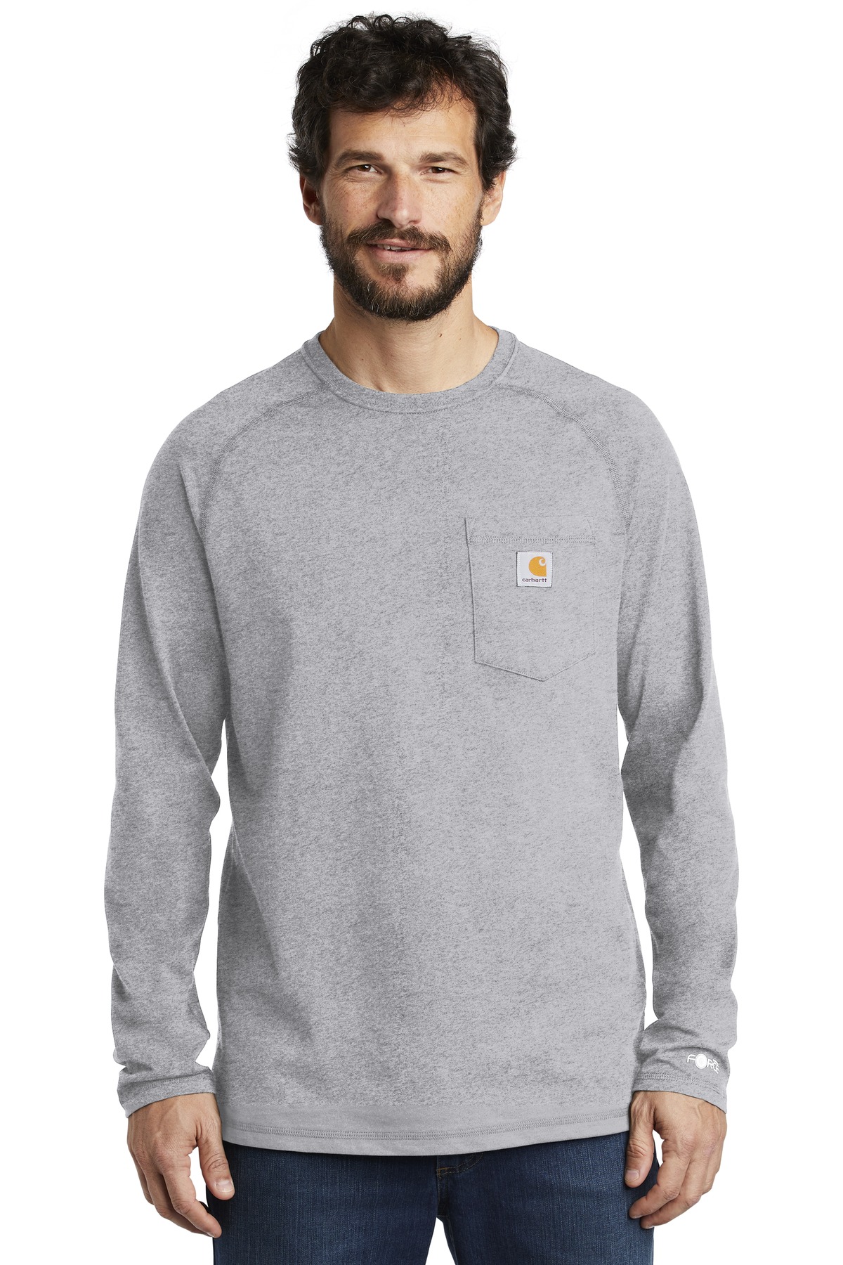 Carhartt Force Cotton Delmont Long Sleeve T-Shirt