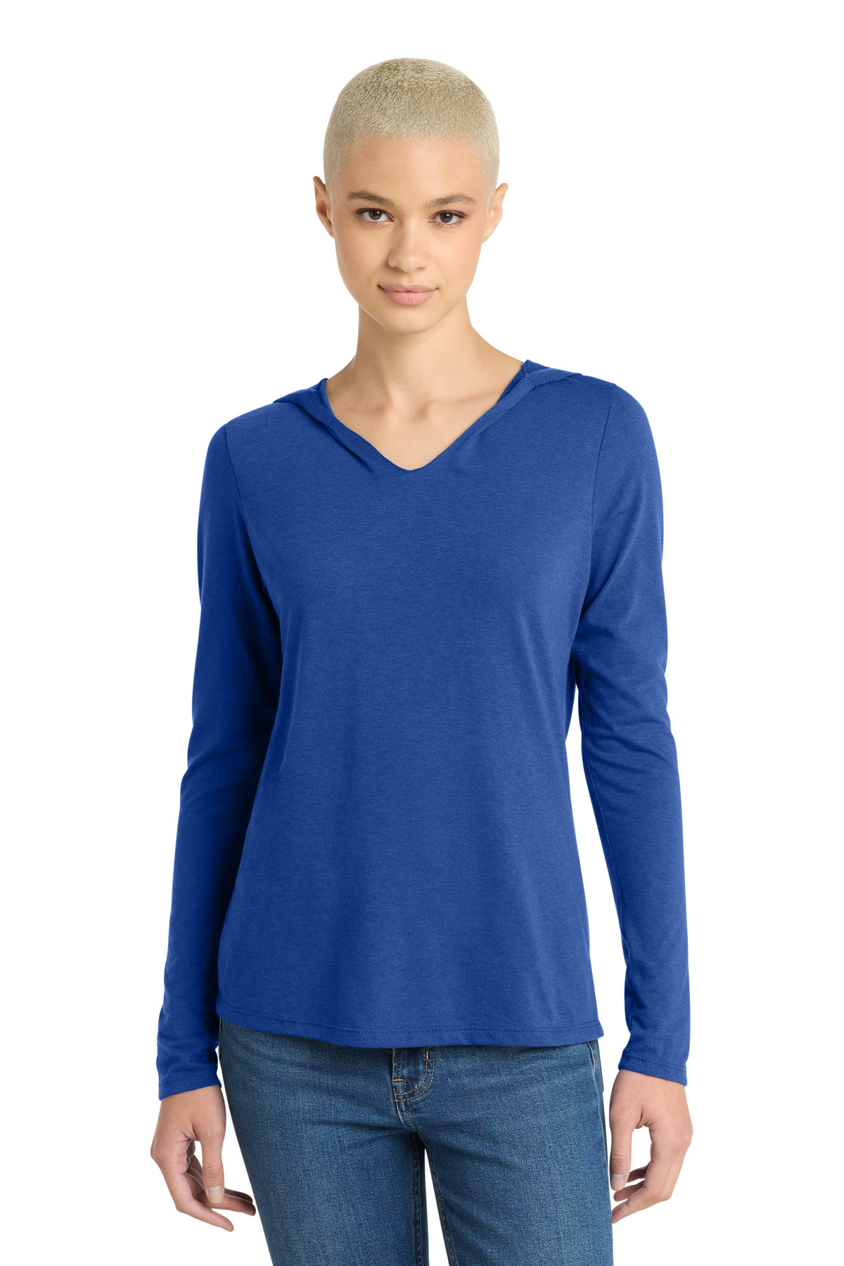 District Women's Perfect Tri Long Sleeve Hoodie