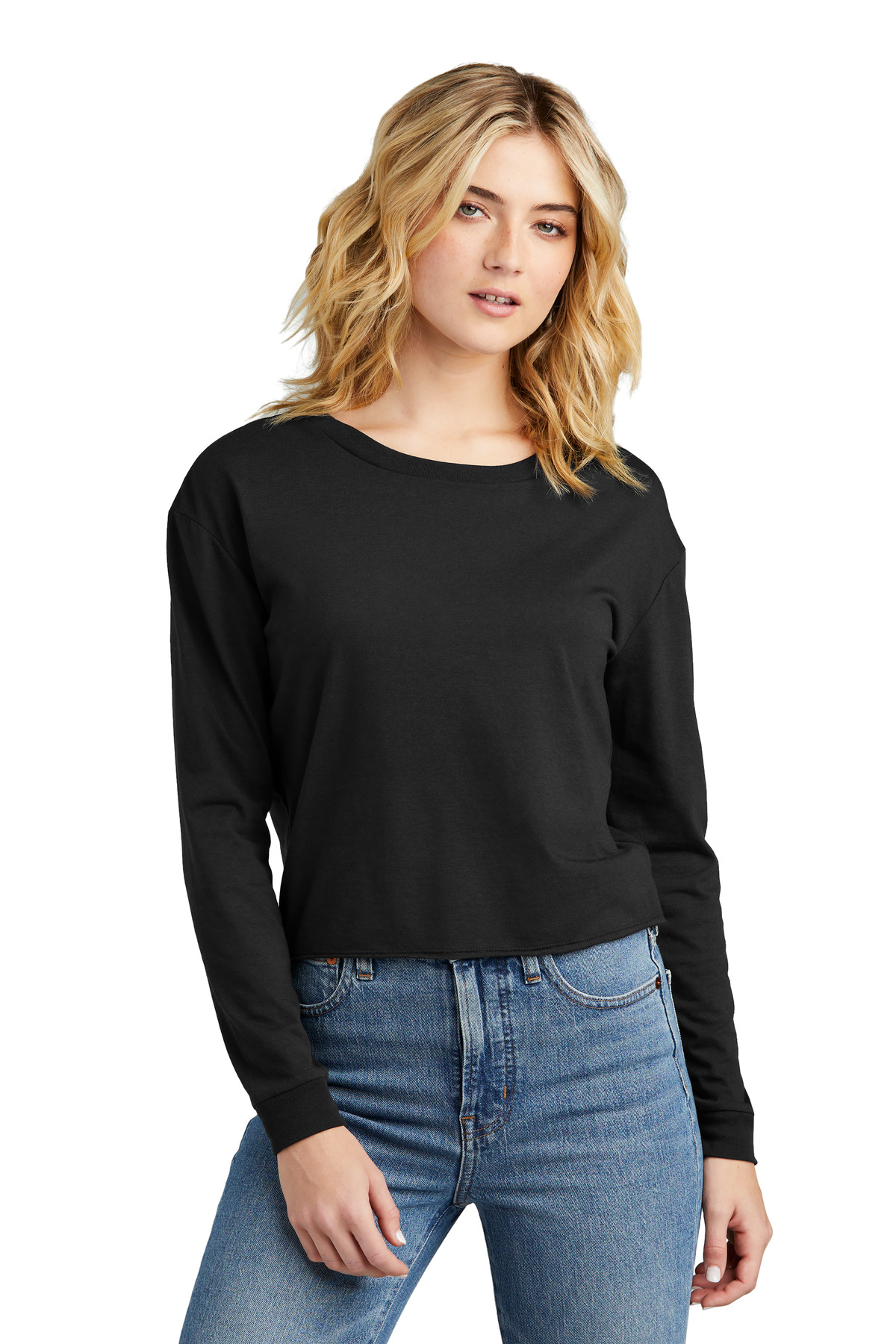 District Women's Perfect Tri Midi Long Sleeve Tee