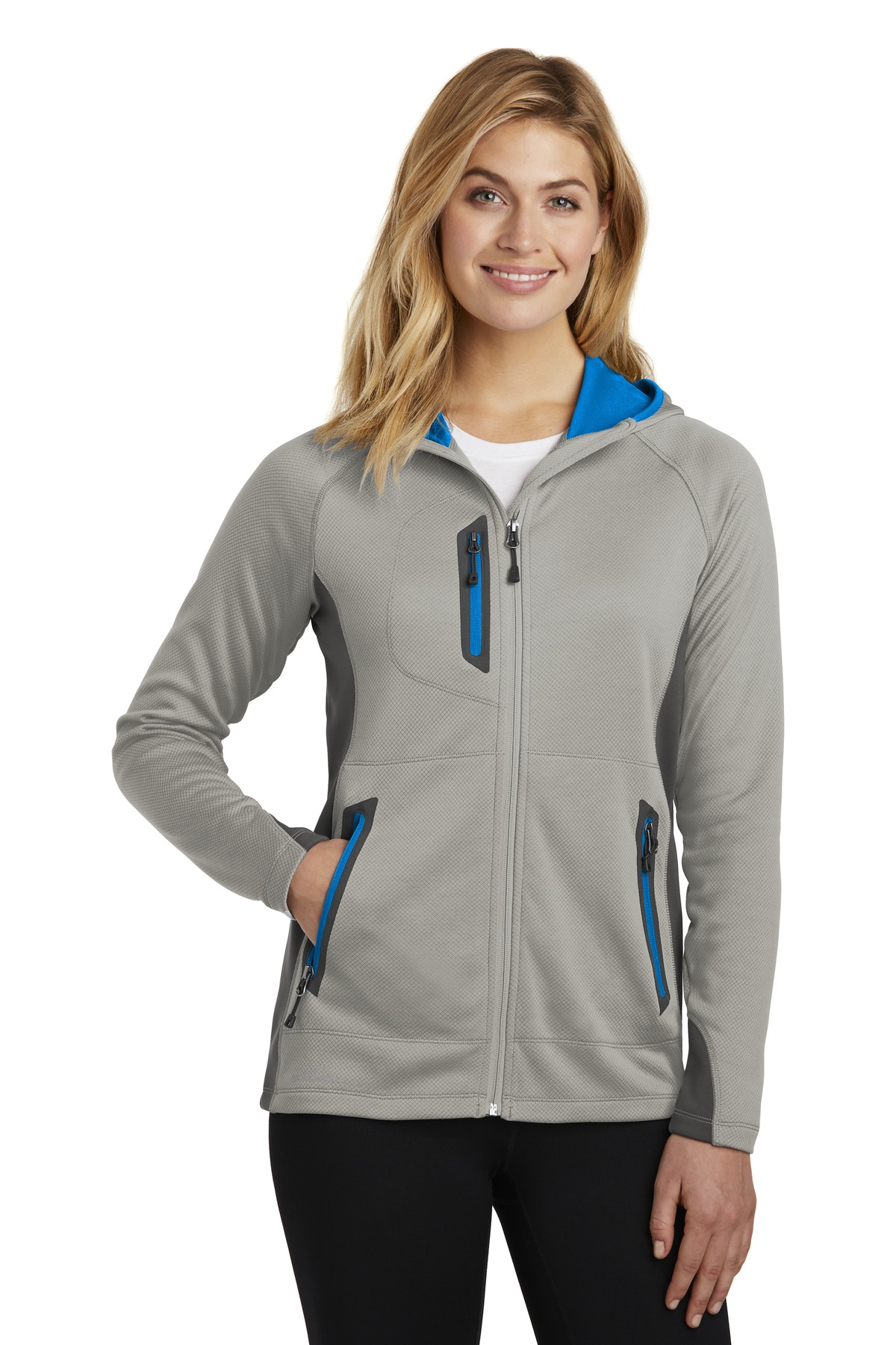 Eddie Bauer Women's Sport Hooded Full-Zip Fleece Jacket