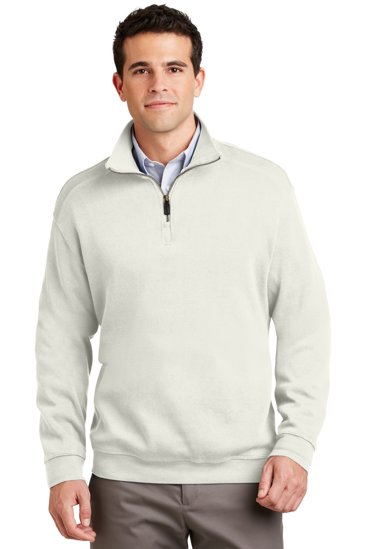 Port Authority Flatback Rib 1/4-Zip Pullover