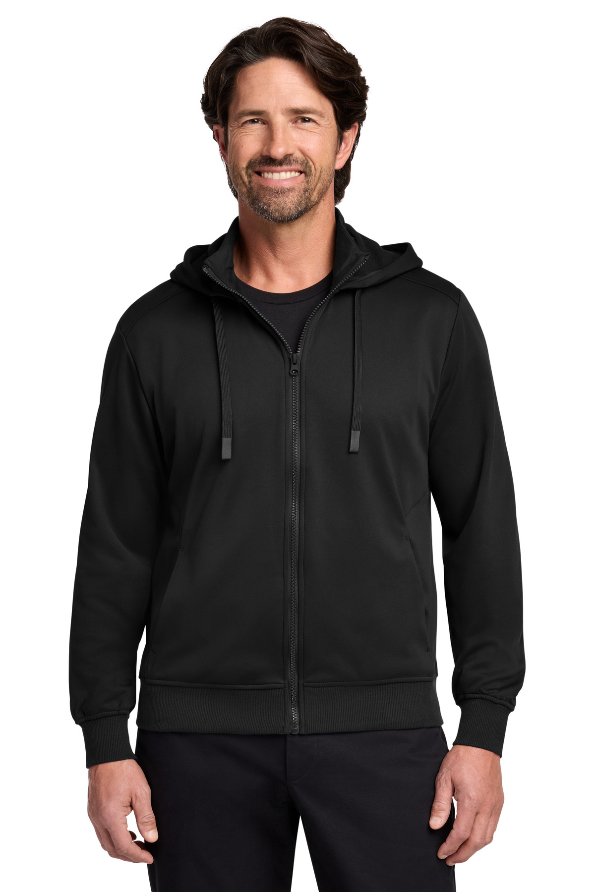 Port Authority Smooth Fleece Hooded Jacket