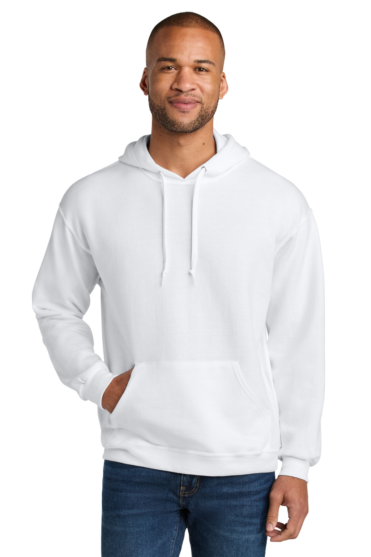 Jerzees Ultimate Unisex CVC Ring Spun Hooded Sweatshirt