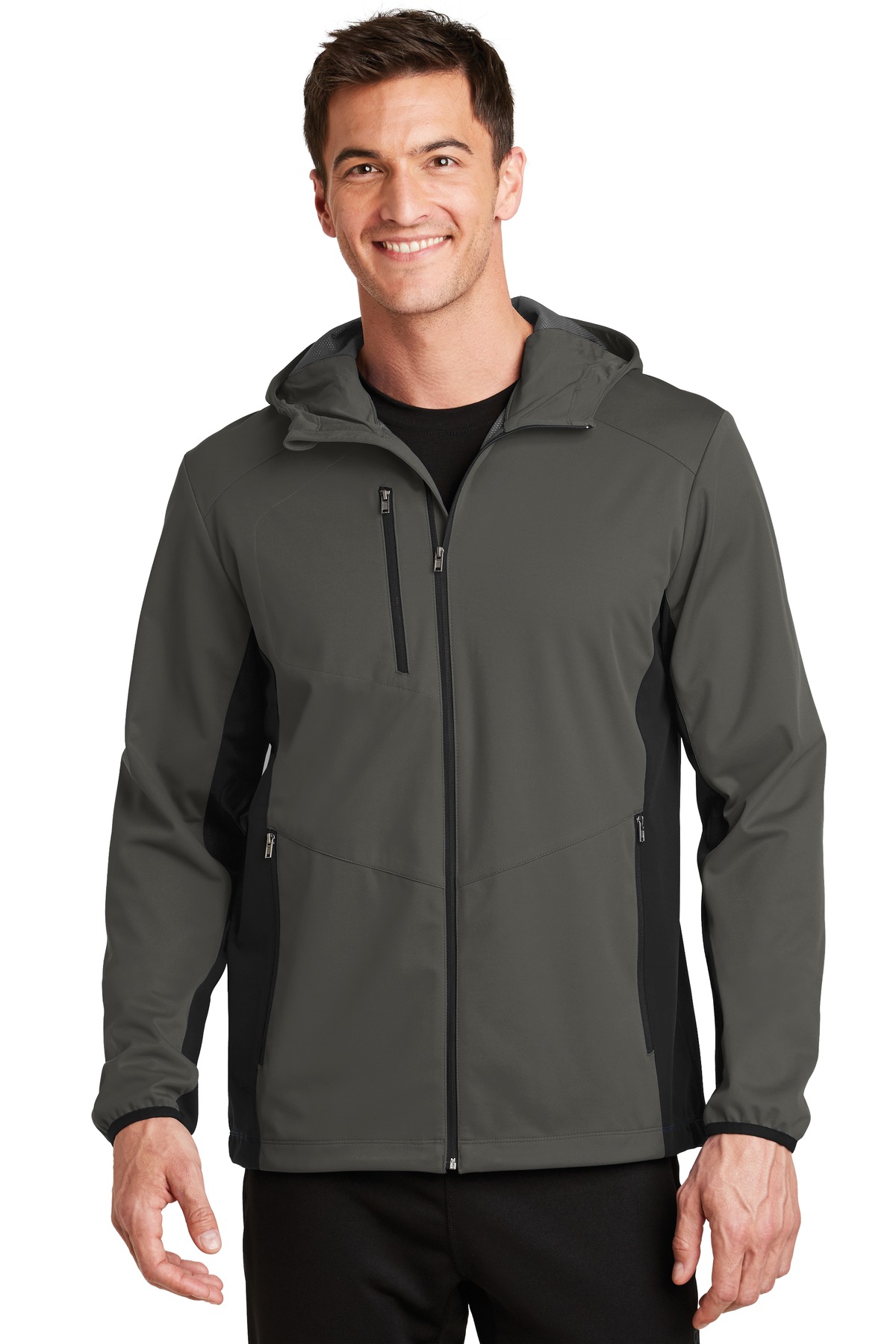 Port Authority Active Hooded Soft Shell Jacket
