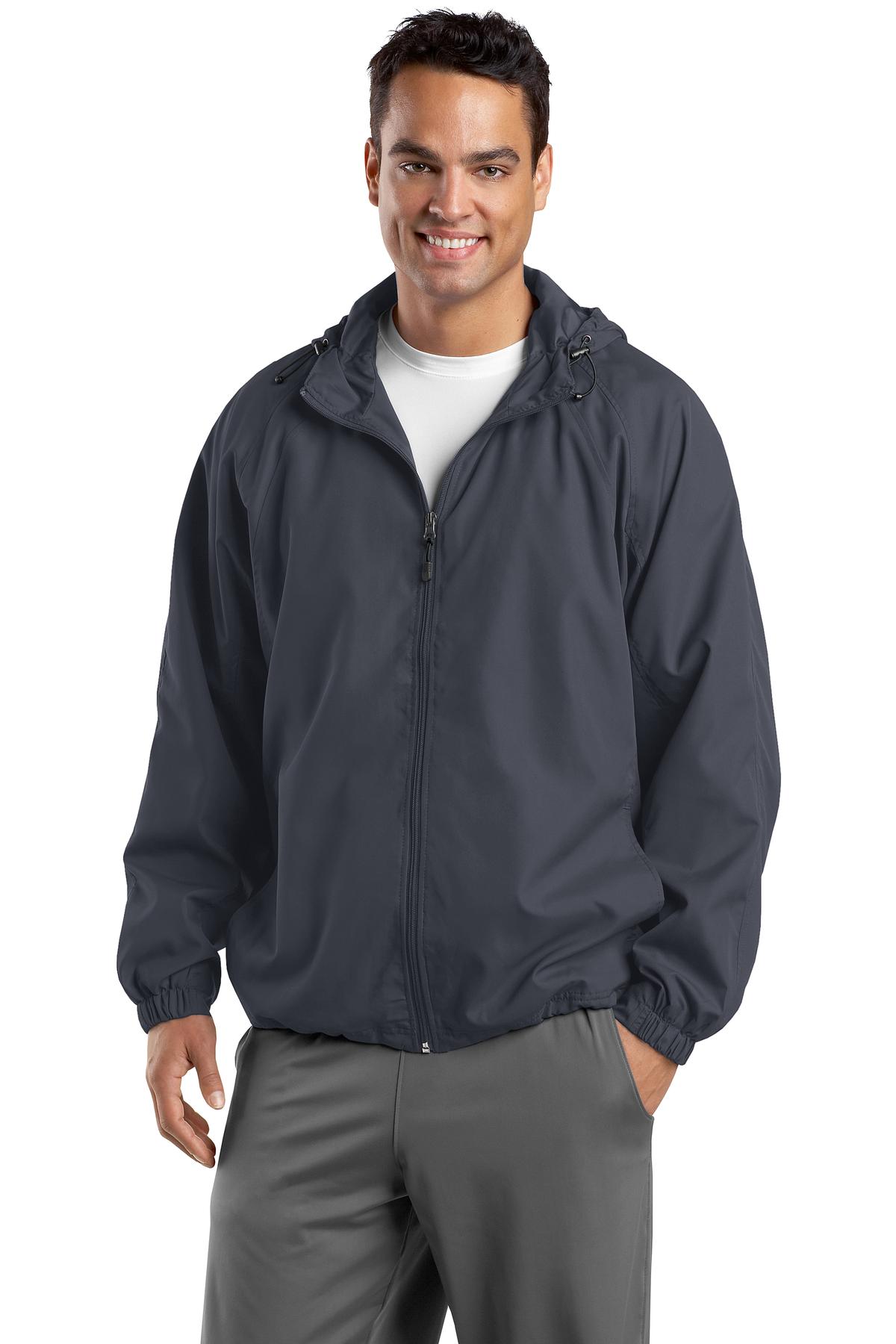 Sport-Tek Tall Hooded Raglan Jacket