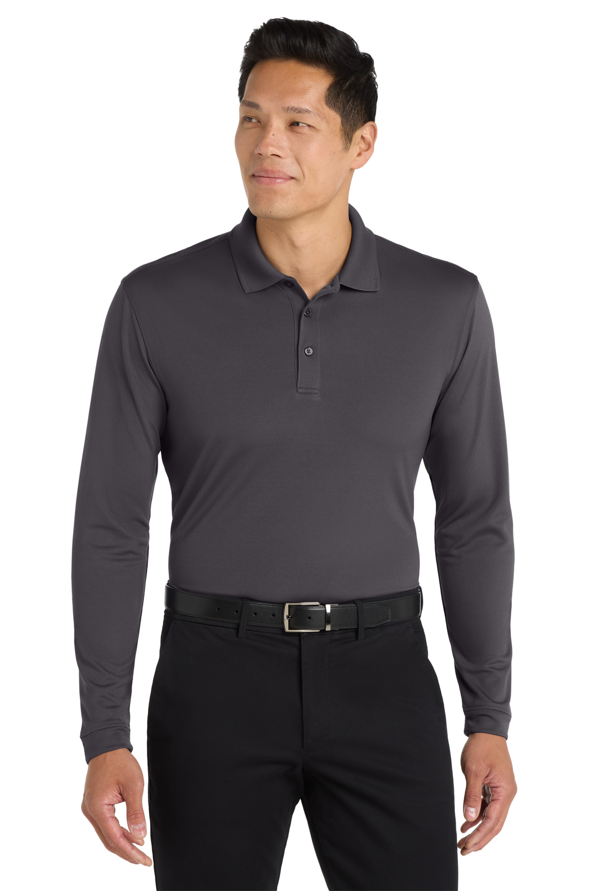 Port Authority Dry Zone UV Micro-Mesh Long Sleeve Polo