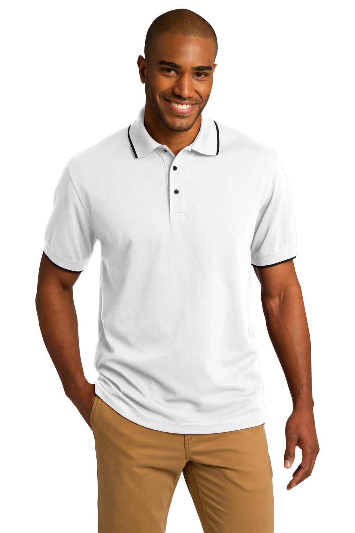 Port Authority Rapid Dry Tipped Polo