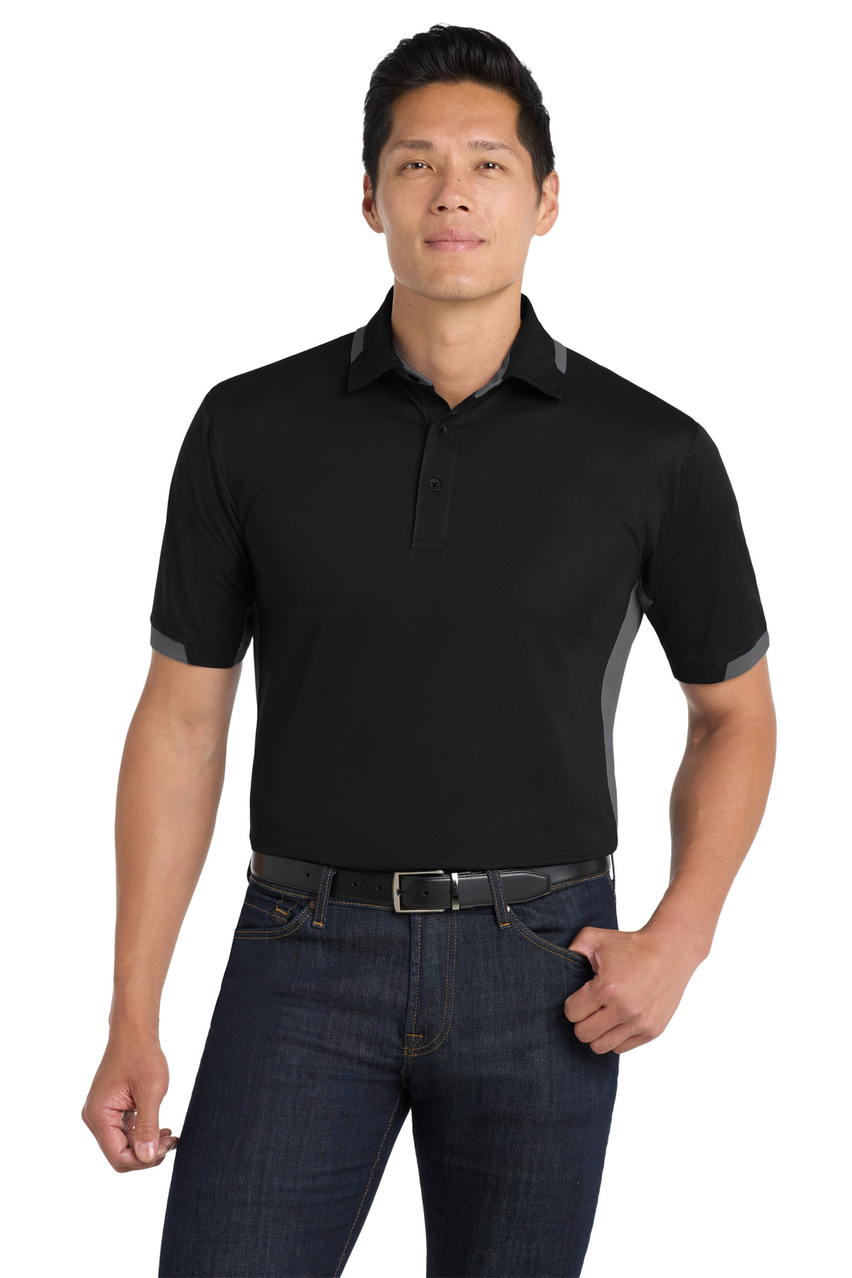 Port Authority Dry Zone Colorblock Ottoman Polo