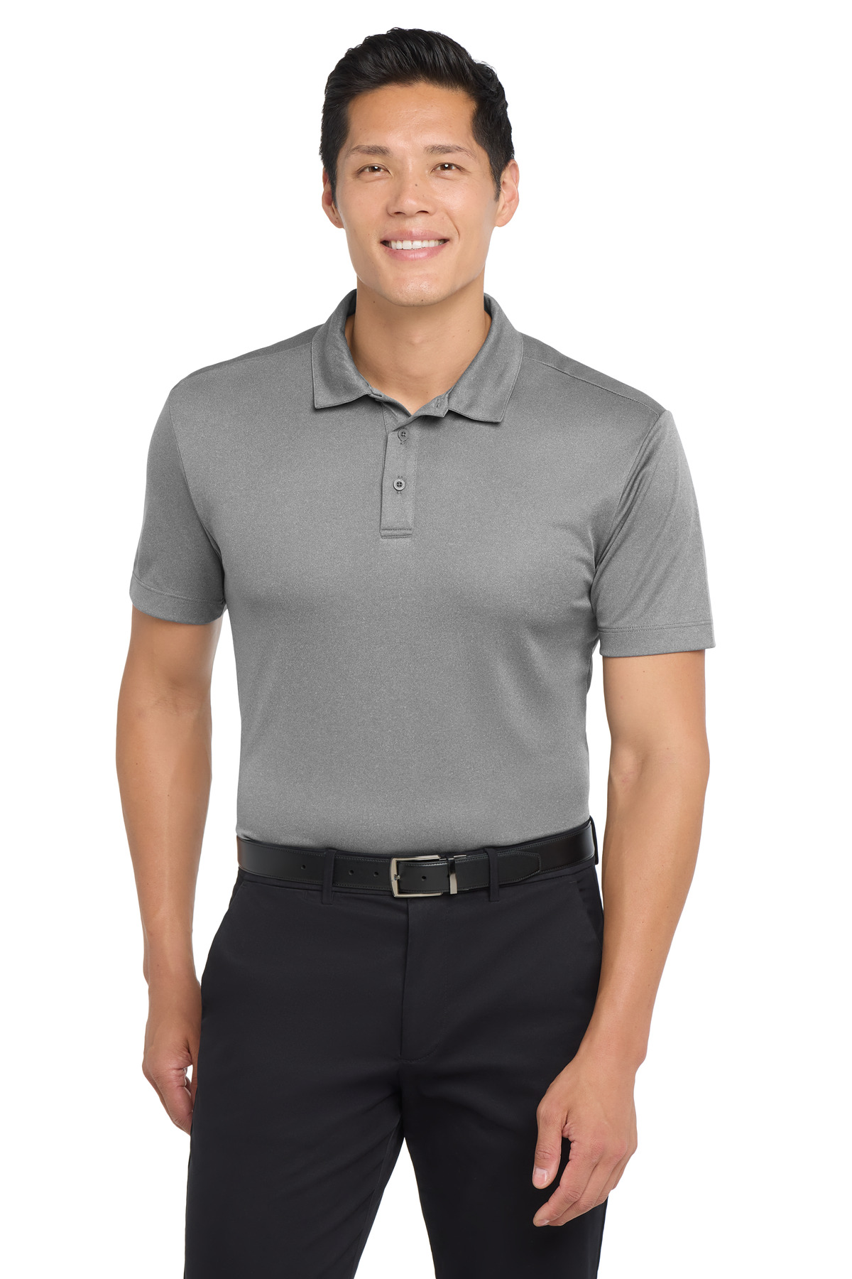 Port Authority Heathered Silk Touch Performance Polo