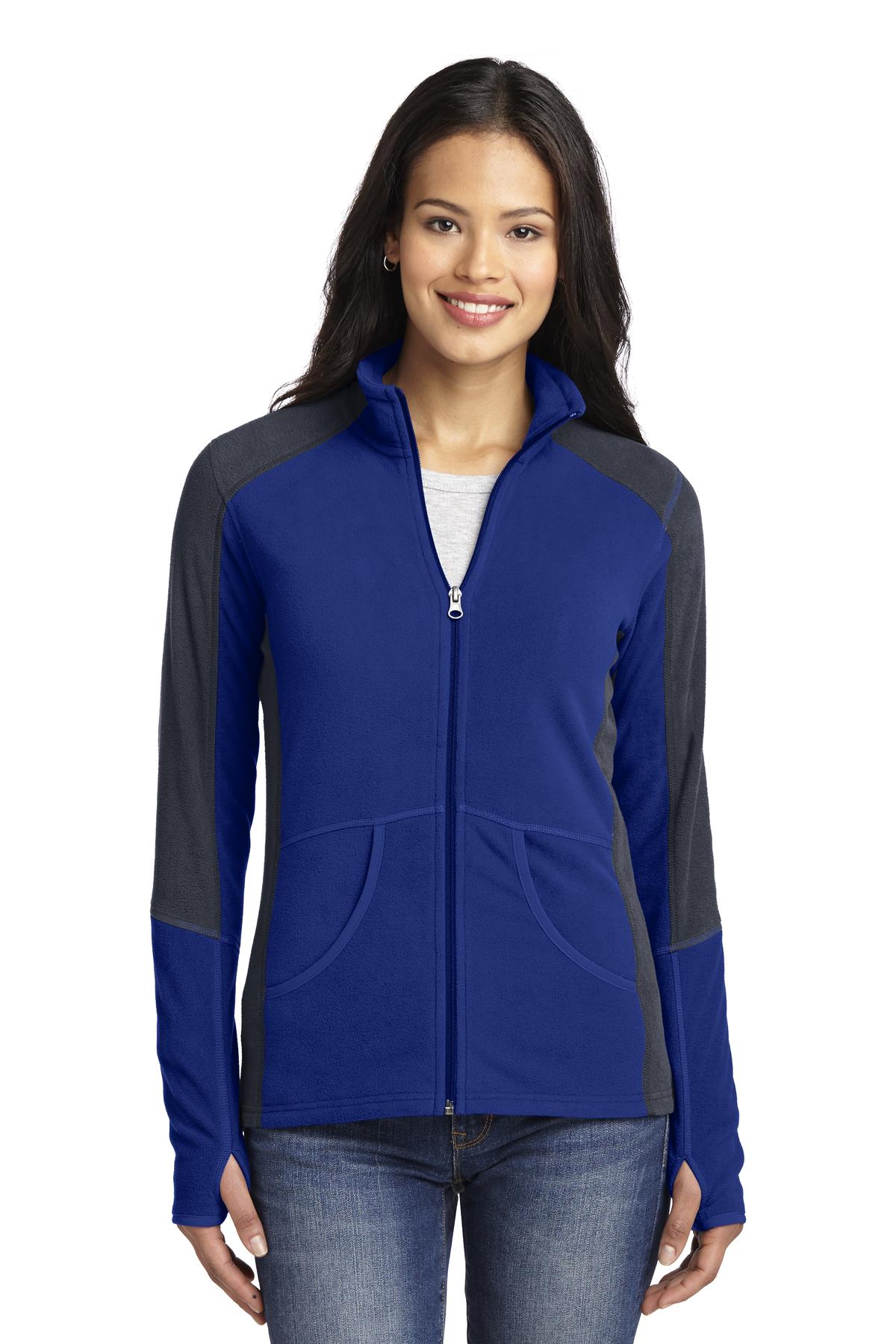 Port Authority Women's Colorblock Microfleece Jacket
