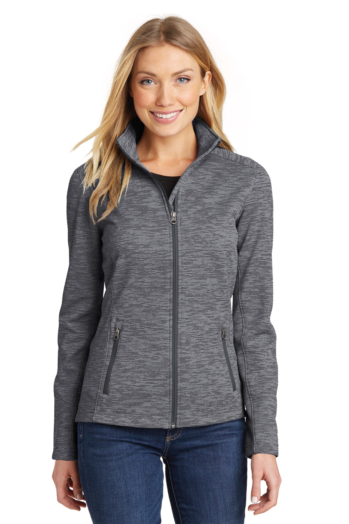 Port Authority Women's Digi Stripe Fleece Jacket