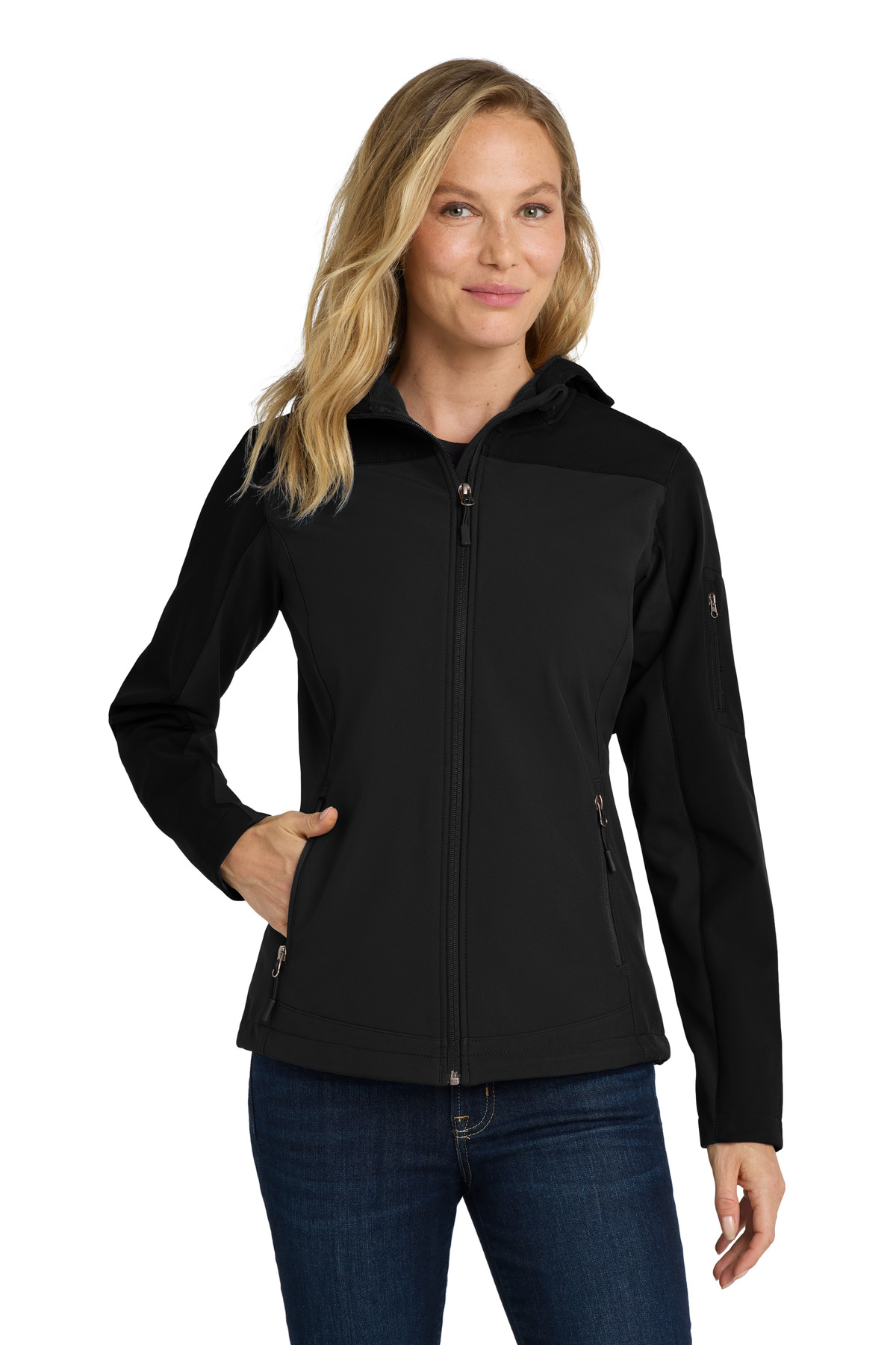 Port Authority Women's Hooded Core Soft Shell Jacket