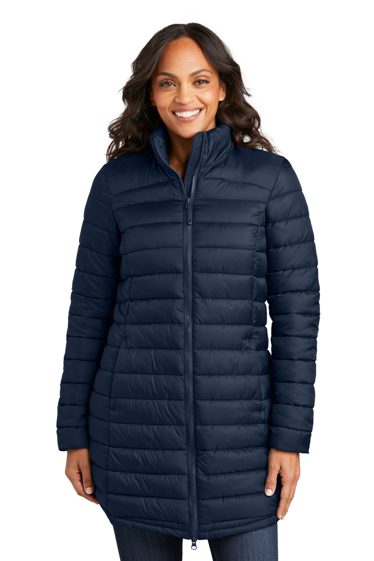 Port Authority Women's Horizon Puffy Long Jacket