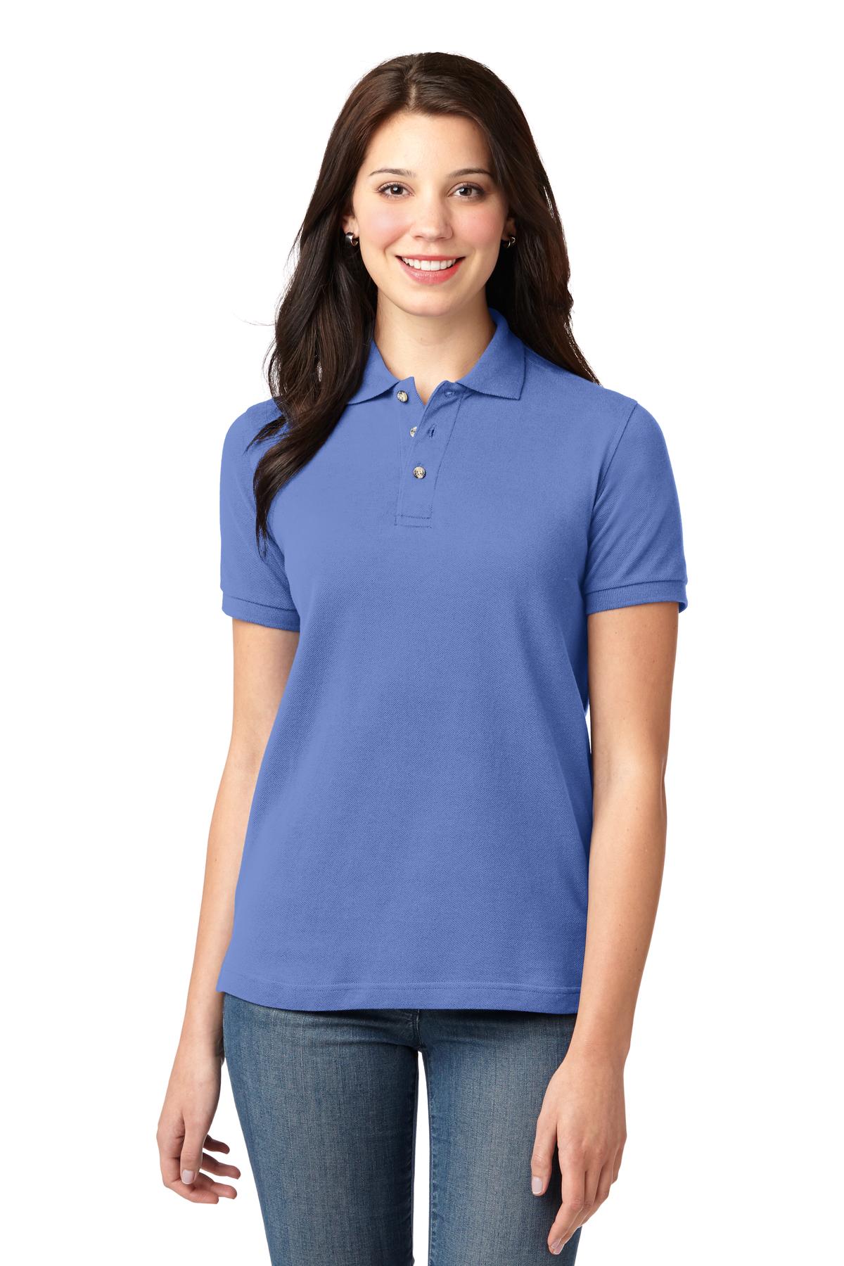 Port Authority Women's Heavyweight Cotton Pique Polo