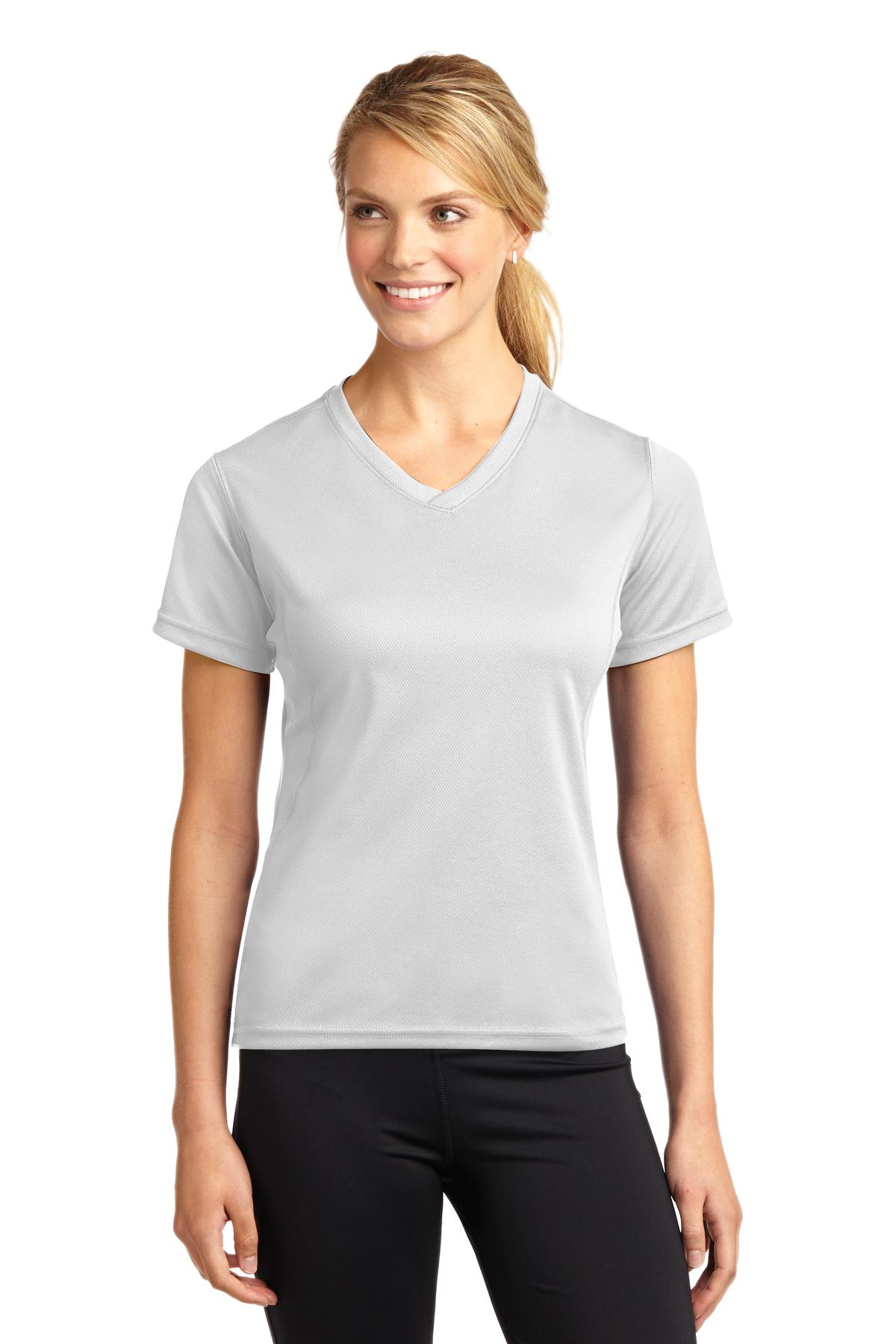 Sport-Tek Dri-Mesh Ladies V-Neck T-Shirt