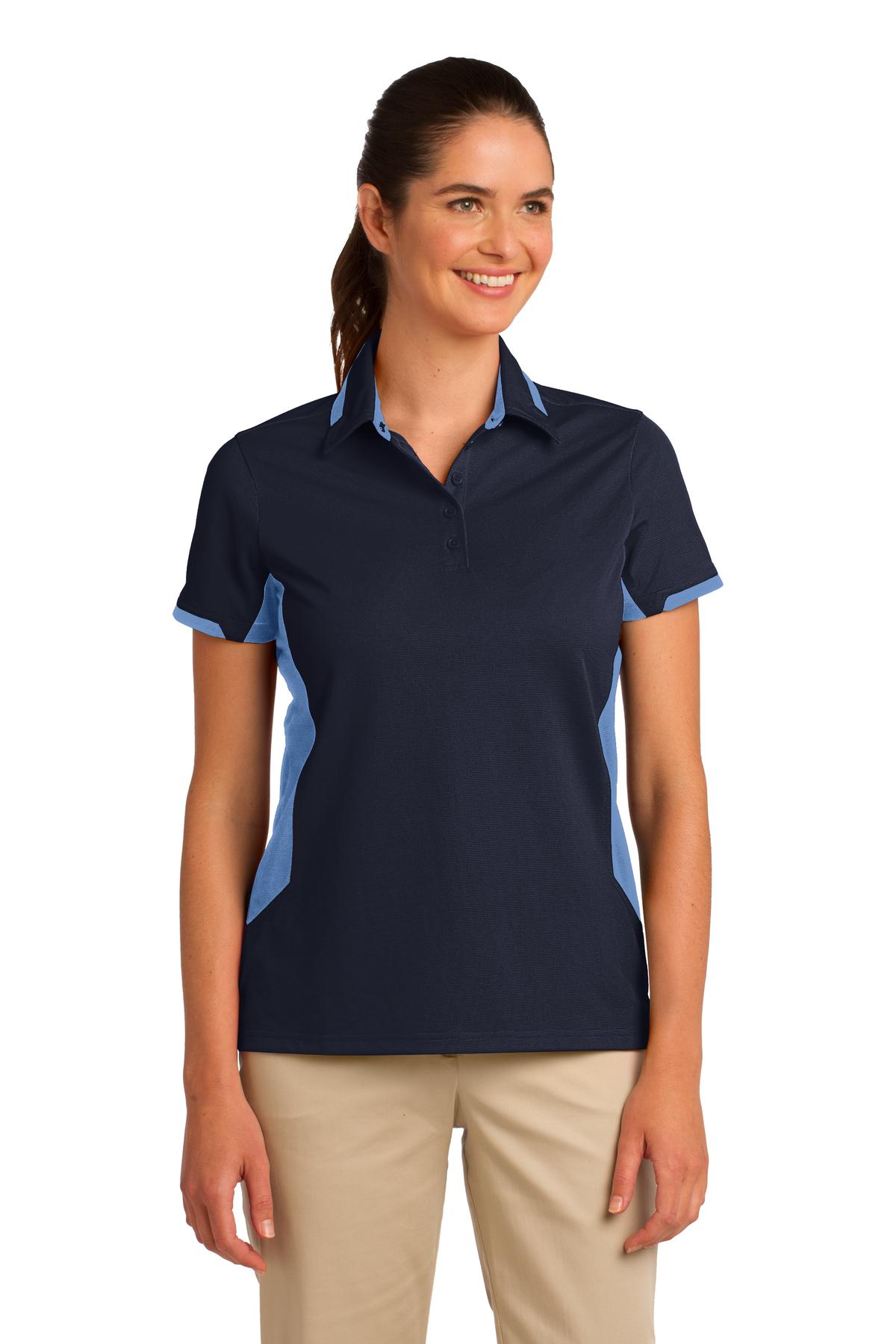 Port Authority Ladies Dry Zone Colorblock Ottoman Polo