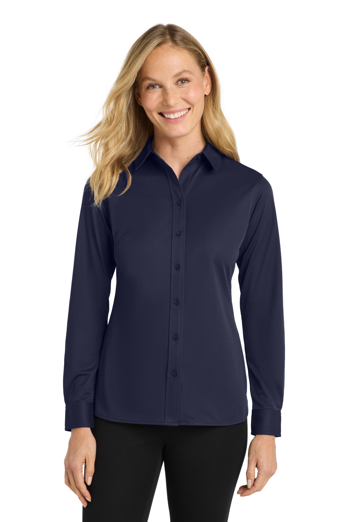 Port Authority Women's Dimension Knit Dress Shirt