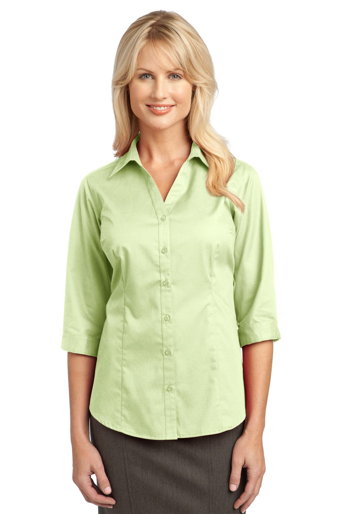 Port Authority Ladies 3/4-Sleeve Blouse
