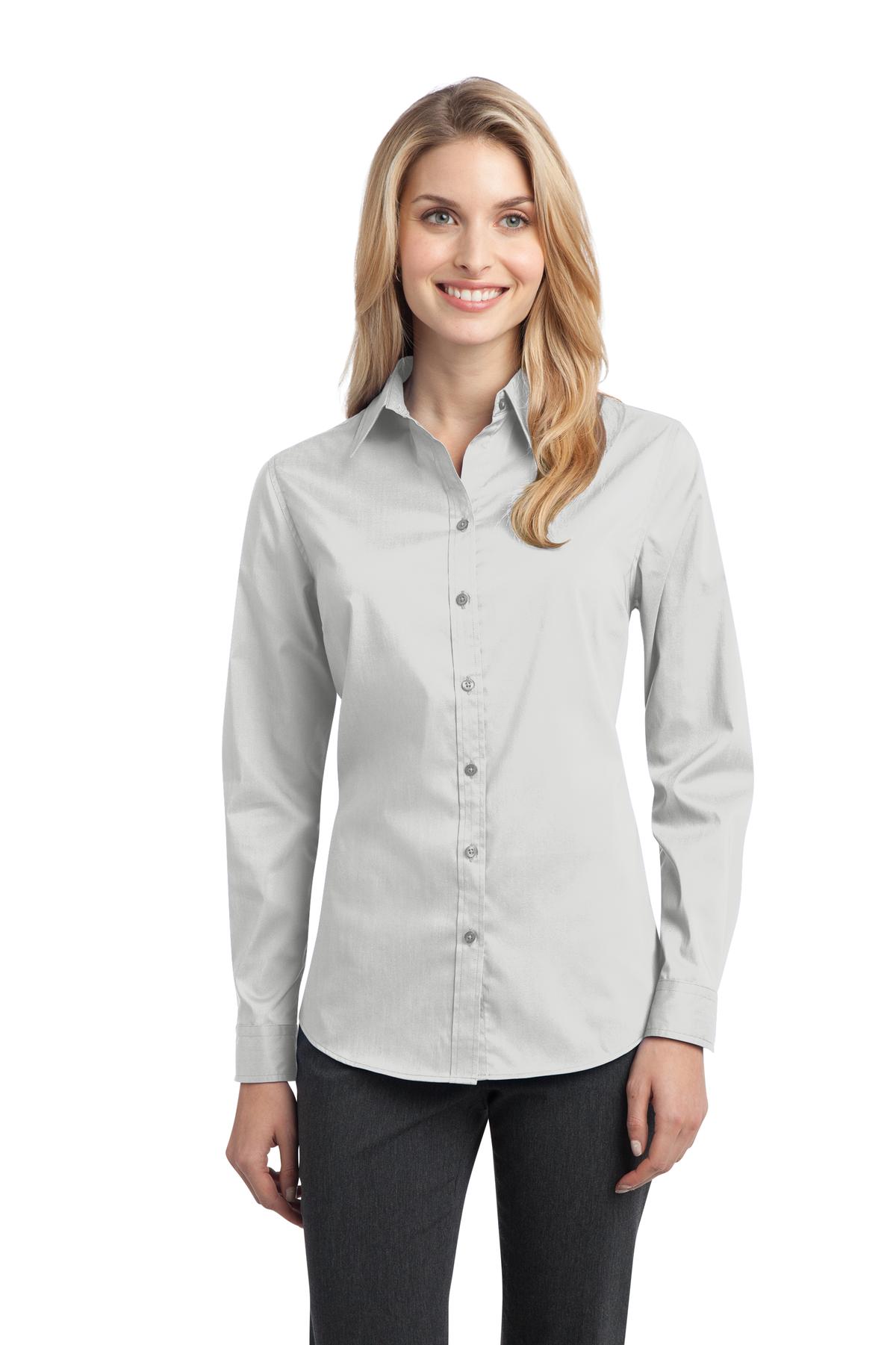 Port Authority Ladies Stretch Poplin Shirt