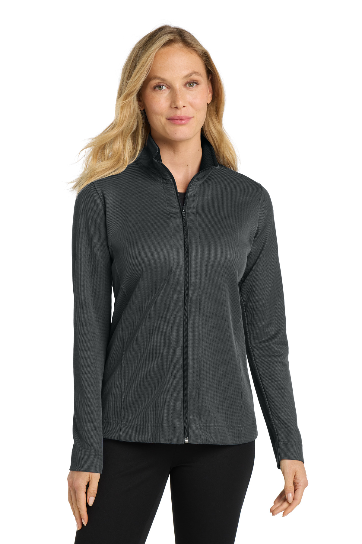 Port Authority Women's Vertical Texture Full-Zip Jacket