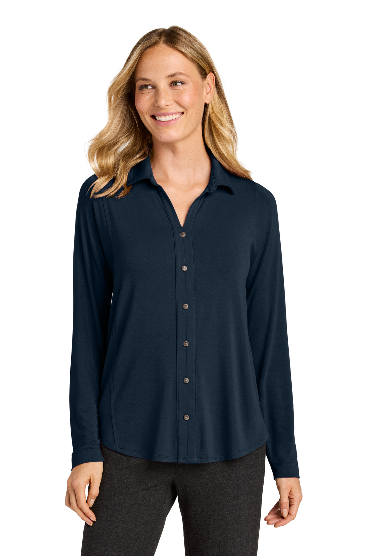 Port Authority Women's Luxe Knit Button Tunic