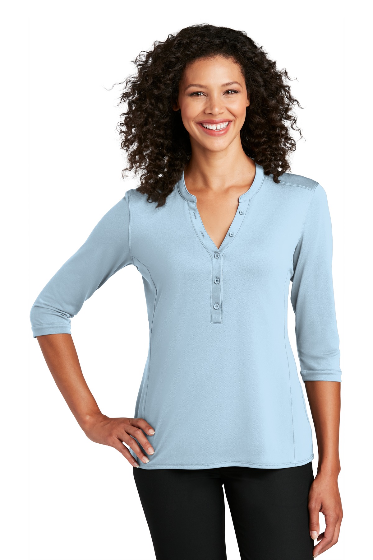 Port Authority Women's UV Choice Pique Henley