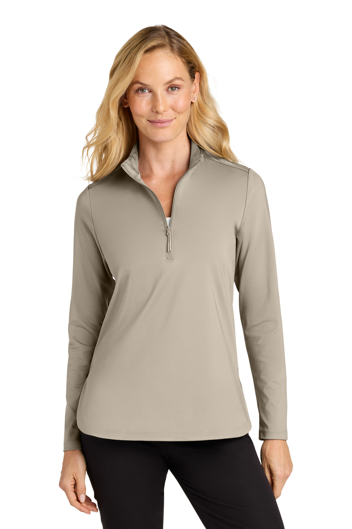 Port Authority Women's C-FREE Double Knit 1/4-Zip