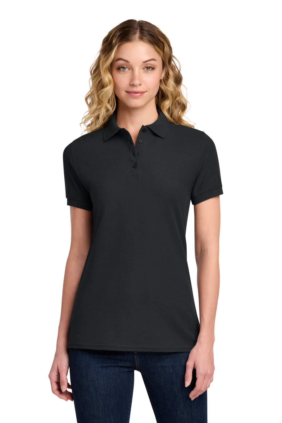 Port & Co Women's Core Blend Pique Polo
