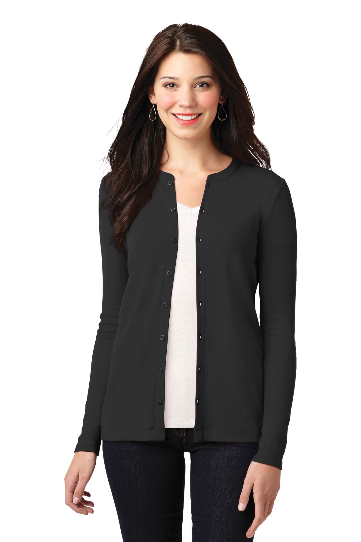 Port Authority Women's Concept Stretch Button-Front Cardigan