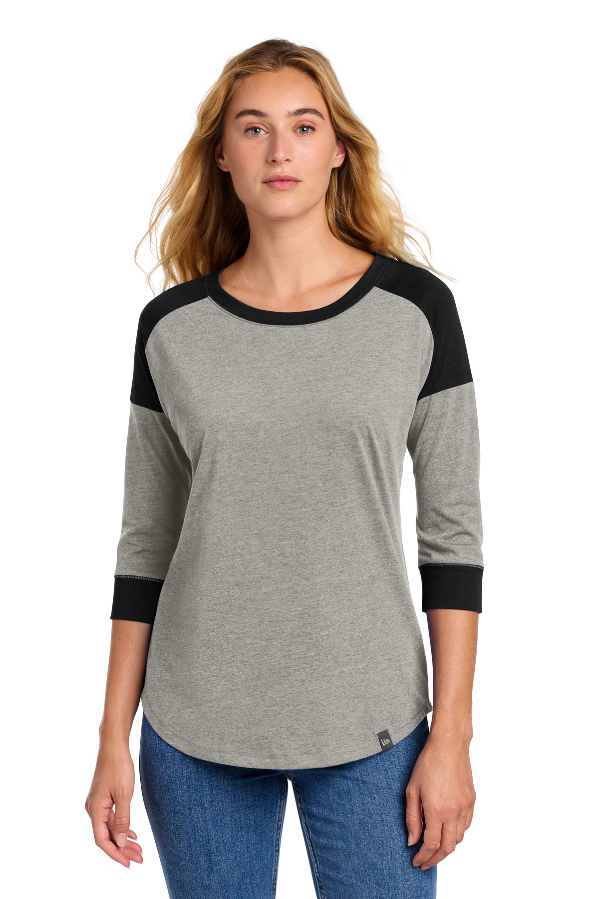 New Era Women's Heritage Blend 3/4-Sleeve Baseball Raglan Tee
