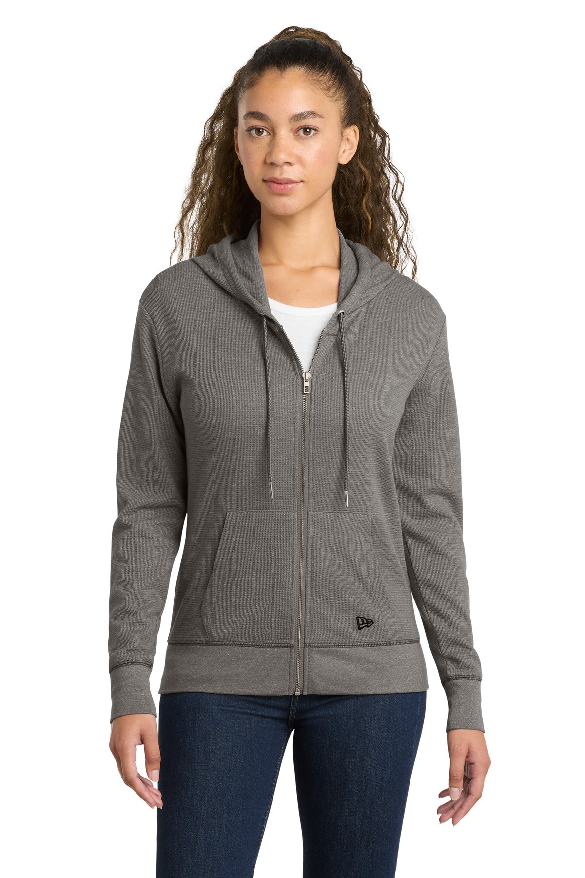 New Era Women's Thermal Full-Zip Hoodie
