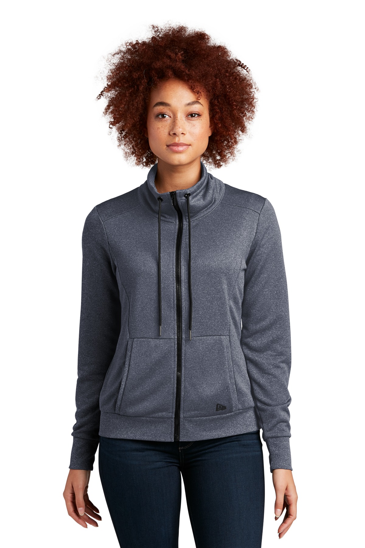 New Era Women's Performance Terry Full-Zip Cowl