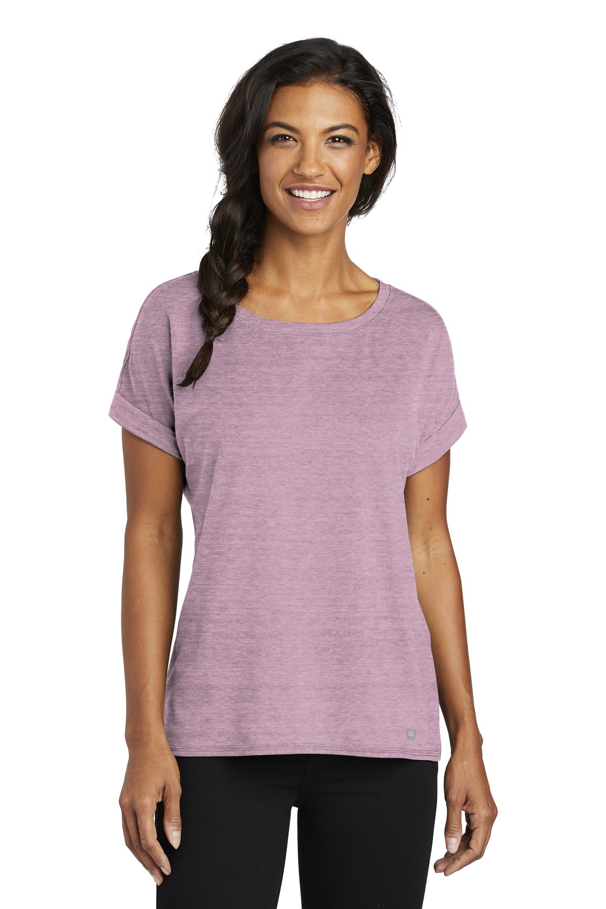 OGIO Ladies Luuma Cuffed Short Sleeve